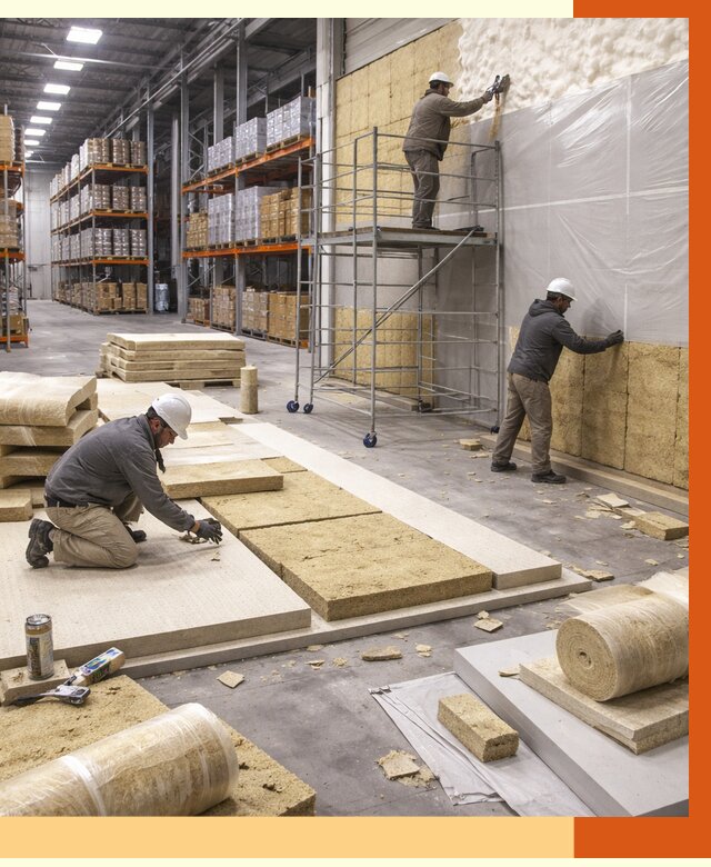 Утепление складского терминала в Сургуте от 7667 руб./м² под ключ | ТепломастерСрг