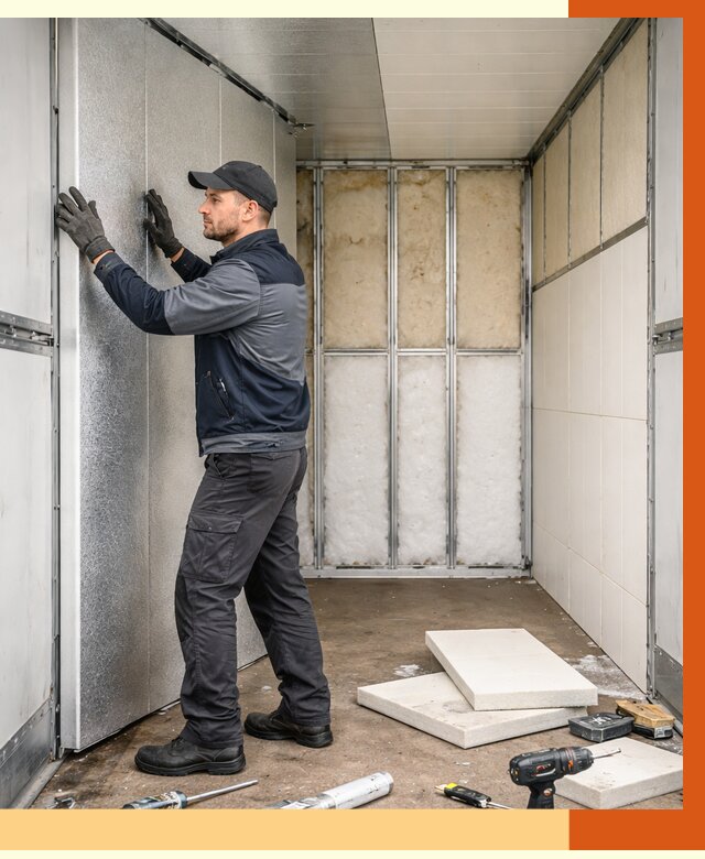 Утепление холодильного кузова в Сургуте от 13800 руб. под ключ | ТепломастерСрг