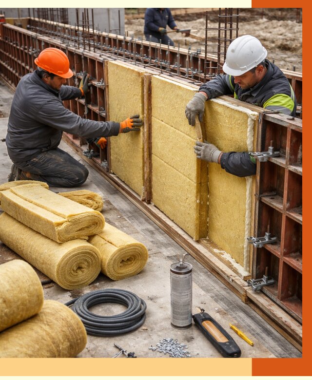 Теплоизоляция опалубки в Сургуте от 7360 руб. за м2 — услуги и монтаж | ТепломастерСрг