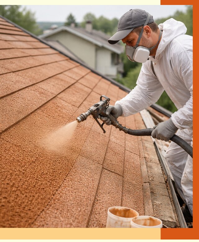 Утепление кровли жидкой пробкой в Сургуте от 2760 руб./м² под ключ | ТепломастерСрг