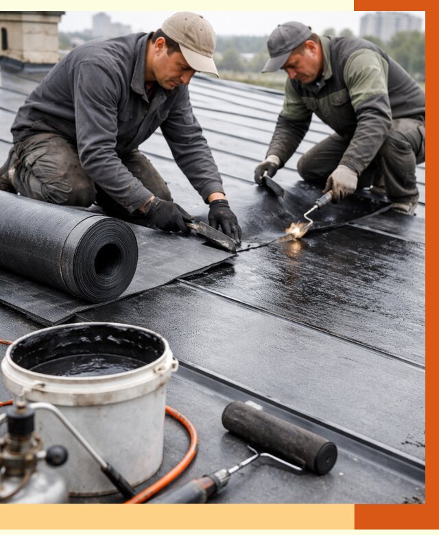 Гидроизоляция фальцевой кровли в Сургуте от 7667 руб. под ключ | ТепломастерСрг