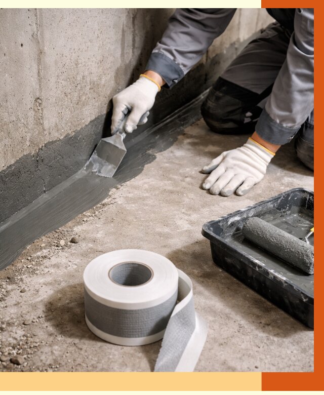 Гидроизоляция швов и герметизация стыков в Сургуте от 1278 руб. | ТепломастерСрг